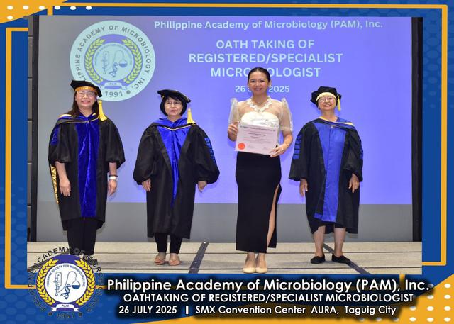 Oath taker at the PAM oath-taking ceremony, 26 July 2025