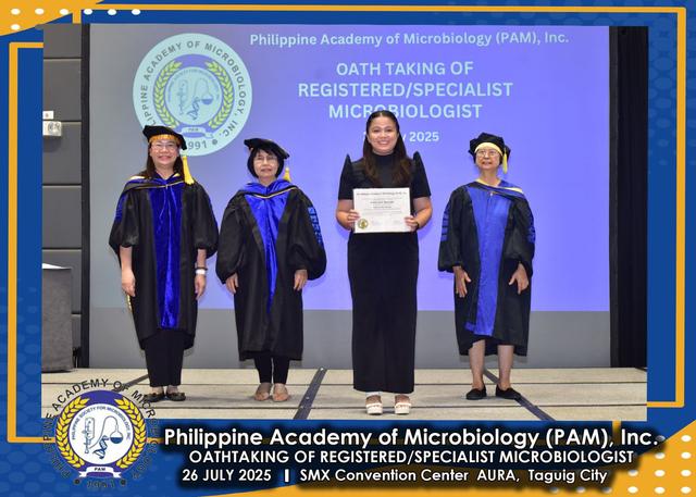 Oath taker at the PAM oath-taking ceremony, 26 July 2025