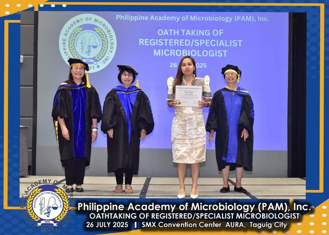 Oath taker at the PAM oath-taking ceremony, 26 July 2025