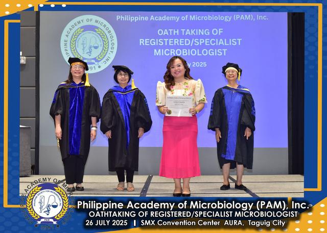 Oath taker at the PAM oath-taking ceremony, 26 July 2025