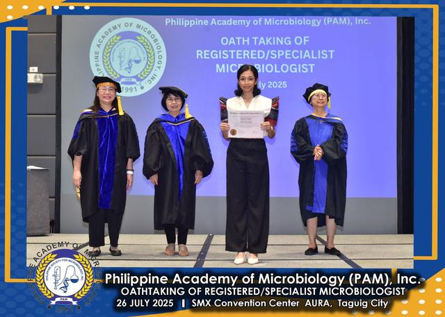 Oath taker at the PAM oath-taking ceremony, 26 July 2025