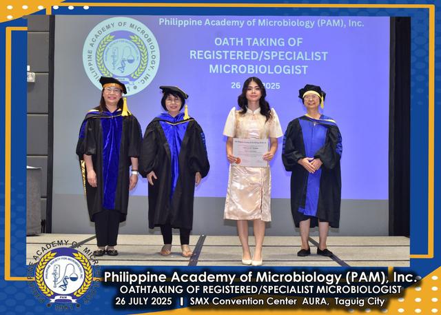Oath taker at the PAM oath-taking ceremony, 26 July 2025