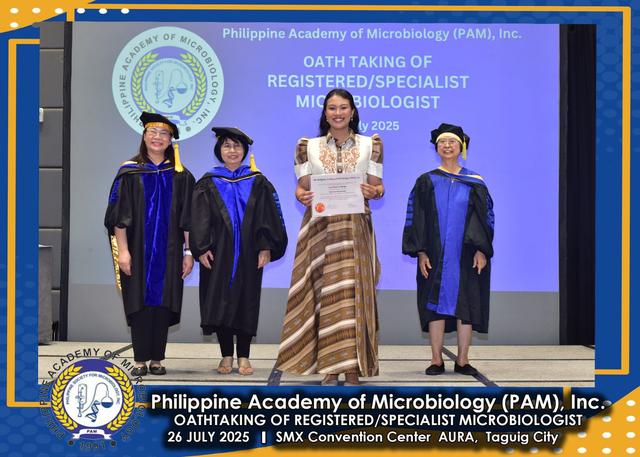 Oath taker at the PAM oath-taking ceremony, 26 July 2025