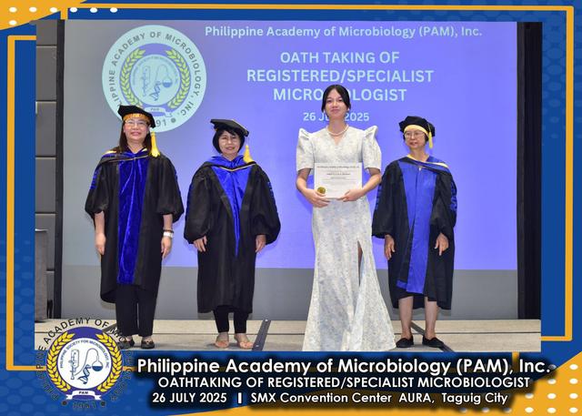 Oath taker at the PAM oath-taking ceremony, 26 July 2025