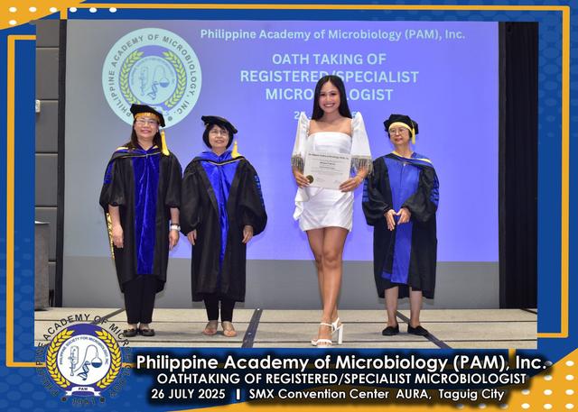 Oath taker at the PAM oath-taking ceremony, 26 July 2025