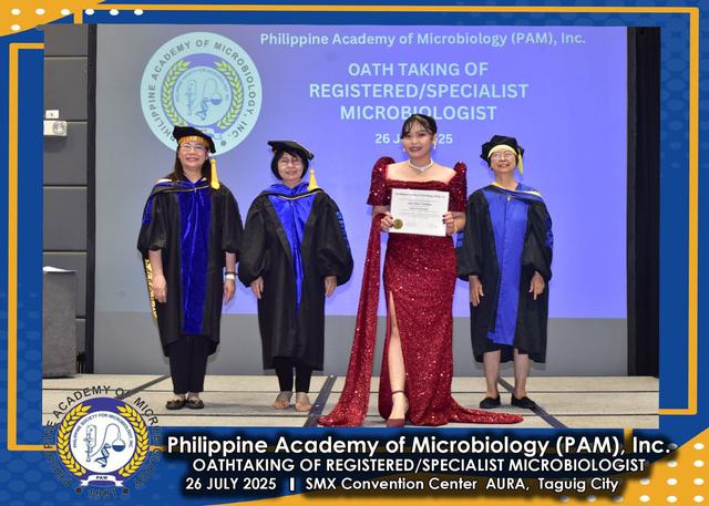 Oath taker at the PAM oath-taking ceremony, 26 July 2025