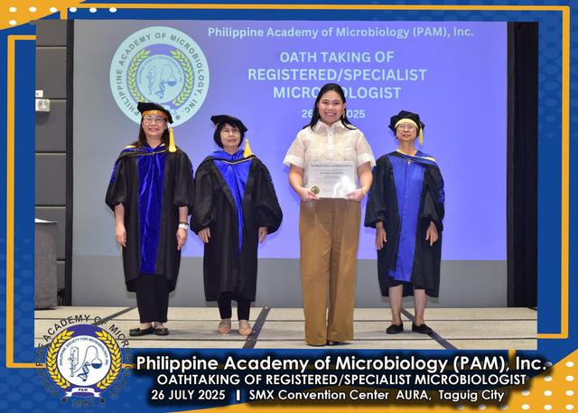 Oath taker at the PAM oath-taking ceremony, 26 July 2025