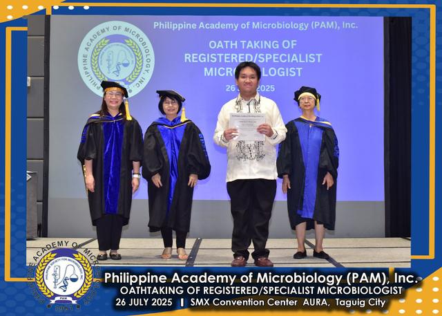 Oath taker at the PAM oath-taking ceremony, 26 July 2025