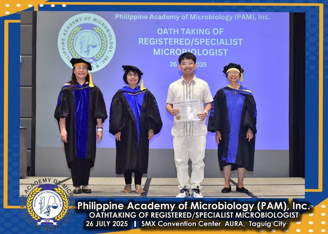 Oath taker at the PAM oath-taking ceremony, 26 July 2025