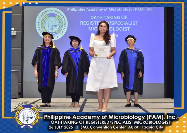 Oath taker at the PAM oath-taking ceremony, 26 July 2025