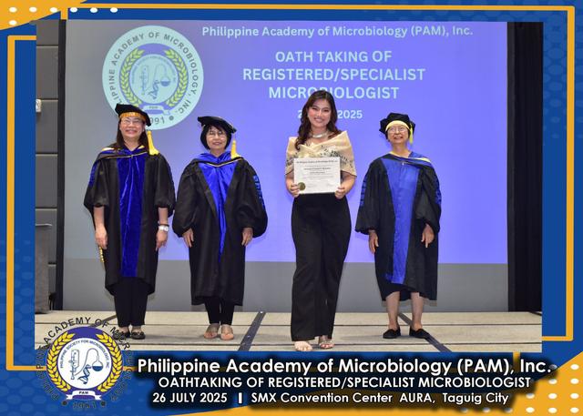 Oath taker at the PAM oath-taking ceremony, 26 July 2025