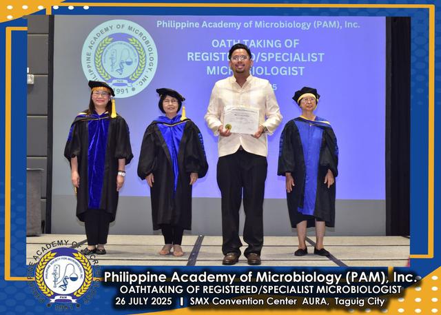 Oath taker at the PAM oath-taking ceremony, 26 July 2025