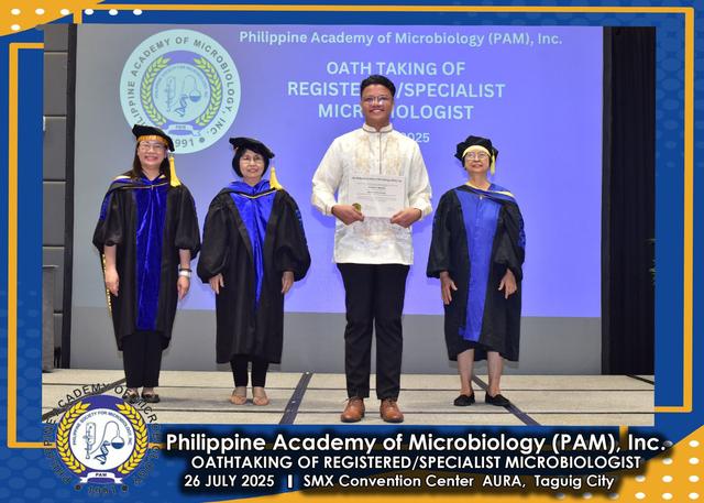 Oath taker at the PAM oath-taking ceremony, 26 July 2025