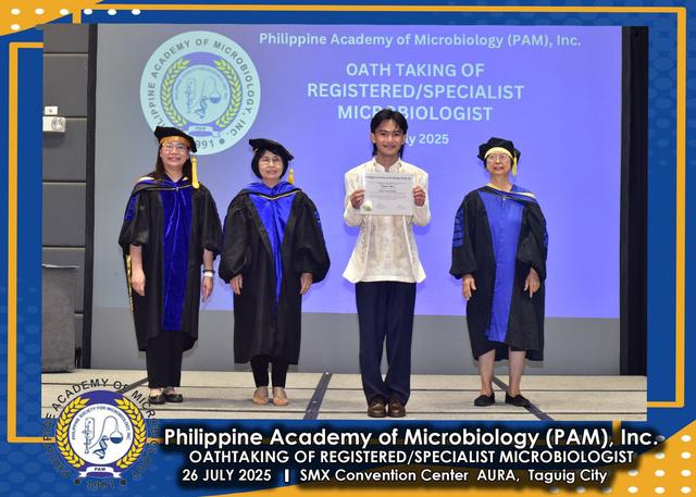 Oath taker at the PAM oath-taking ceremony, 26 July 2025