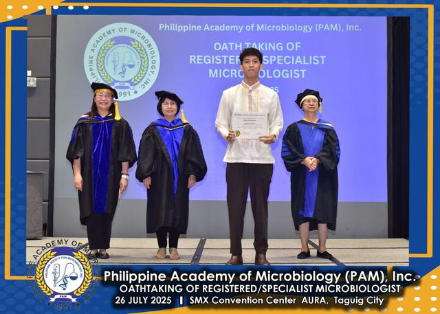 Oath taker at the PAM oath-taking ceremony, 26 July 2025