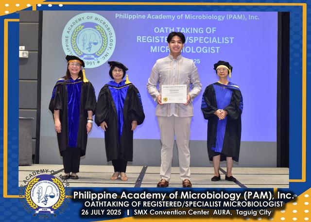 Oath taker at the PAM oath-taking ceremony, 26 July 2025