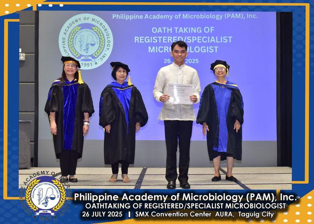 Oath taker at the PAM oath-taking ceremony, 26 July 2025