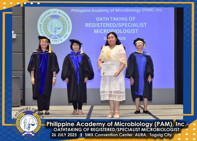 Oath taker at the PAM oath-taking ceremony, 26 July 2025