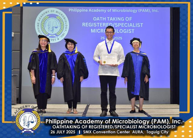 Oath taker at the PAM oath-taking ceremony, 26 July 2025
