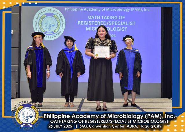 Oath taker at the PAM oath-taking ceremony, 26 July 2025