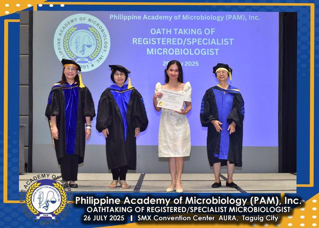 Oath taker at the PAM oath-taking ceremony, 26 July 2025