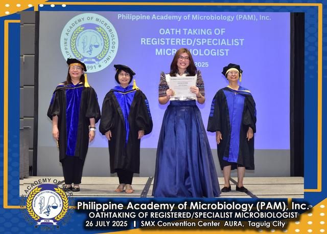 Oath taker at the PAM oath-taking ceremony, 26 July 2025