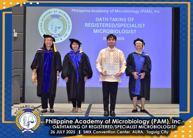 Oath taker at the PAM oath-taking ceremony, 26 July 2025