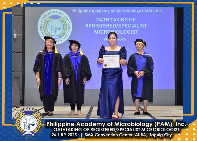 Oath taker at the PAM oath-taking ceremony, 26 July 2025