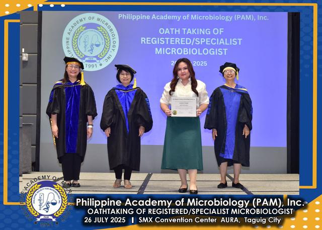 Oath taker at the PAM oath-taking ceremony, 26 July 2025