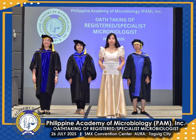 Oath taker at the PAM oath-taking ceremony, 26 July 2025