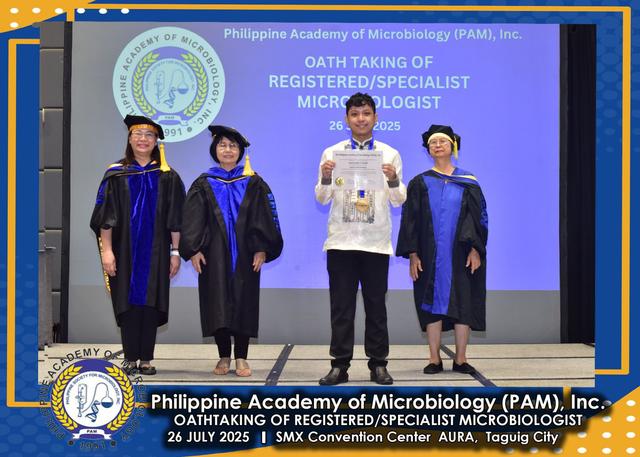 Oath taker at the PAM oath-taking ceremony, 26 July 2025