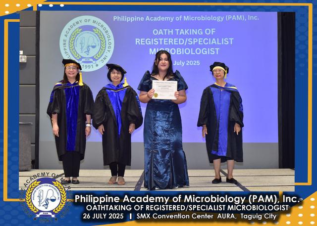 Oath taker at the PAM oath-taking ceremony, 26 July 2025