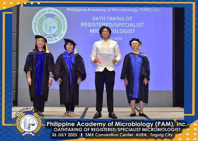 Oath taker at the PAM oath-taking ceremony, 26 July 2025
