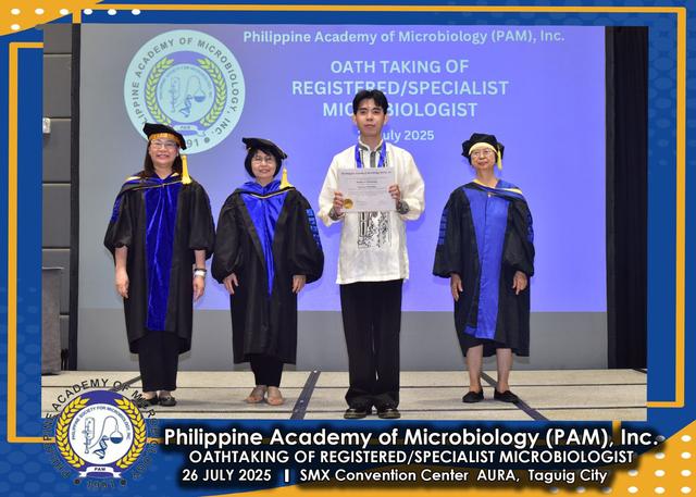 Oath taker at the PAM oath-taking ceremony, 26 July 2025