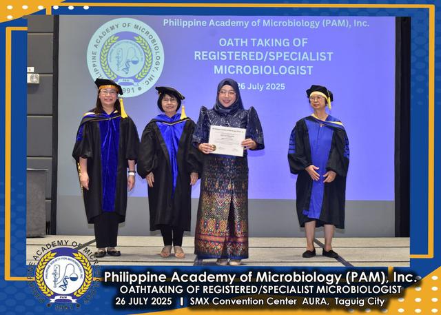 Oath taker at the PAM oath-taking ceremony, 26 July 2025