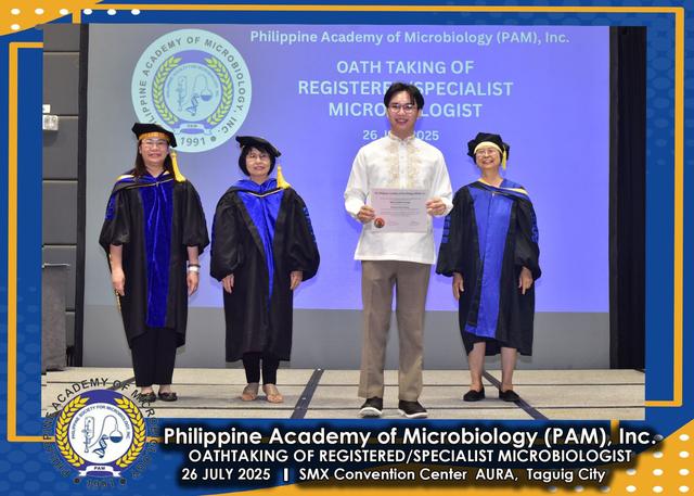 Oath taker at the PAM oath-taking ceremony, 26 July 2025