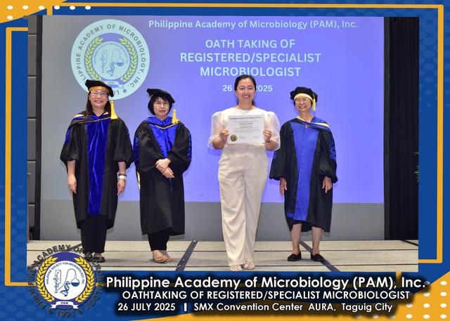 Oath taker at the PAM oath-taking ceremony, 26 July 2025