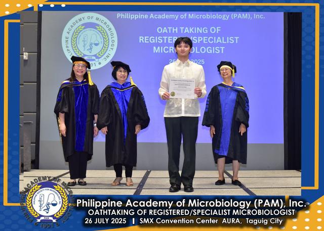 Oath taker at the PAM oath-taking ceremony, 26 July 2025