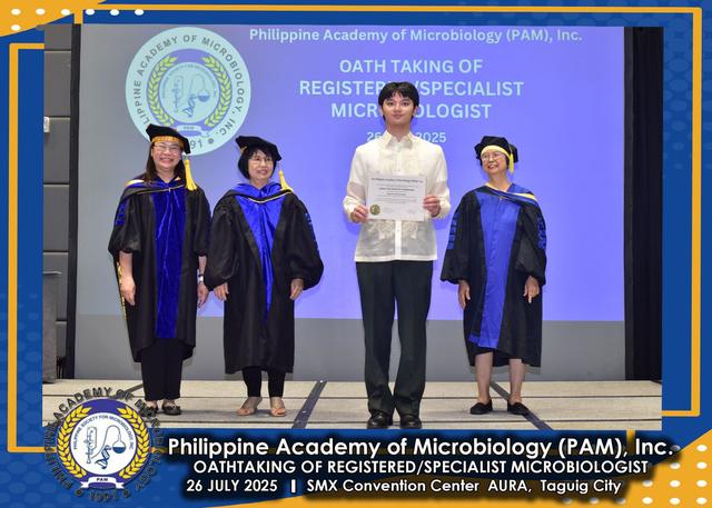 Oath taker at the PAM oath-taking ceremony, 26 July 2025