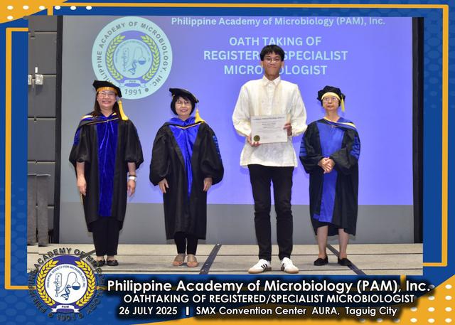 Oath taker at the PAM oath-taking ceremony, 26 July 2025