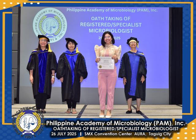Oath taker at the PAM oath-taking ceremony, 26 July 2025