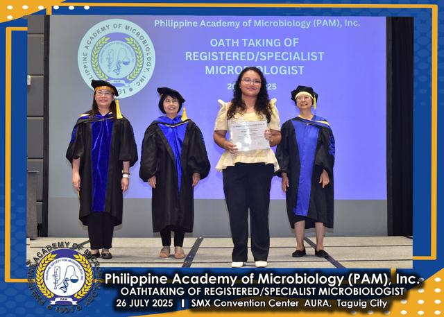Oath taker at the PAM oath-taking ceremony, 26 July 2025