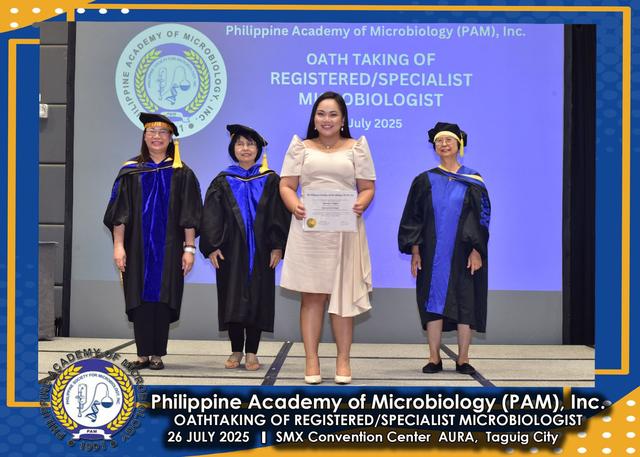 Oath taker at the PAM oath-taking ceremony, 26 July 2025