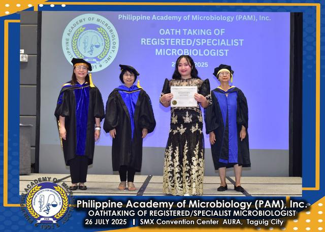 Oath taker at the PAM oath-taking ceremony, 26 July 2025