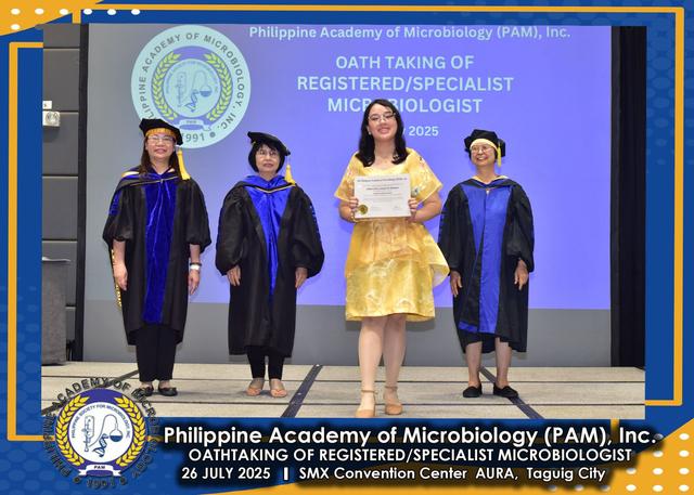 Oath taker at the PAM oath-taking ceremony, 26 July 2025