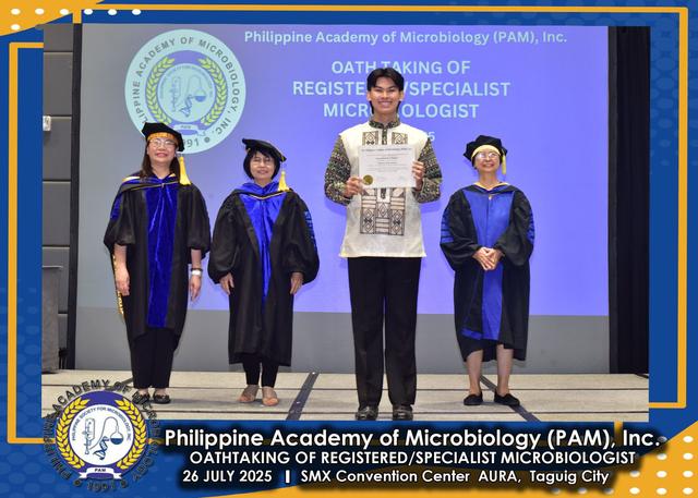 Oath taker at the PAM oath-taking ceremony, 26 July 2025