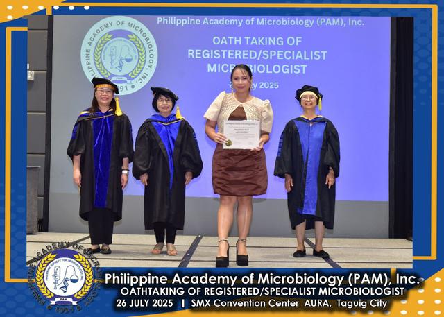 Oath taker at the PAM oath-taking ceremony, 26 July 2025