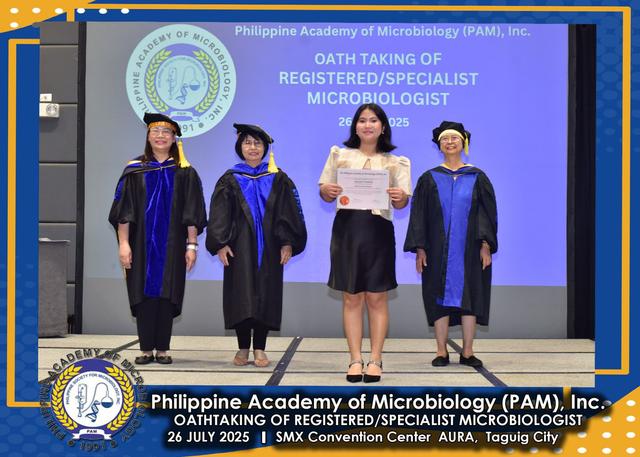 Oath taker at the PAM oath-taking ceremony, 26 July 2025