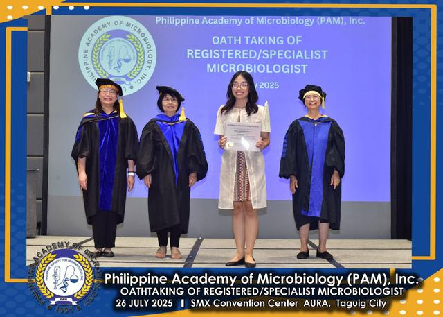Oath taker at the PAM oath-taking ceremony, 26 July 2025