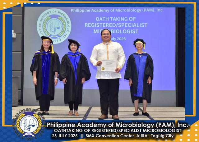 Oath taker at the PAM oath-taking ceremony, 26 July 2025